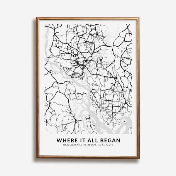 Custom Map Print