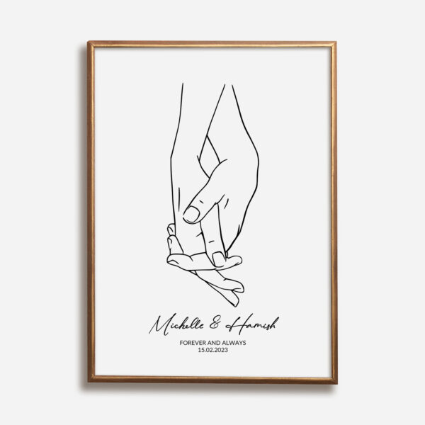 Holding Hands Print