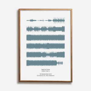 Multiple Soundwave Print
