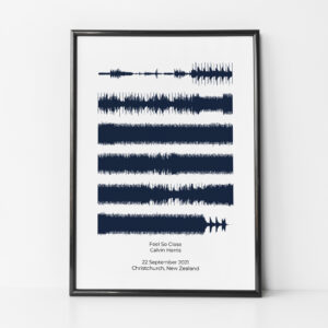 Multiple Soundwave Print