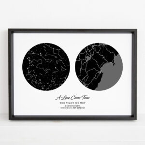 Star & Location Map (style A)