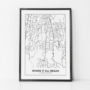 Custom Map Print