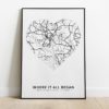 Custom Map Print - Image 4