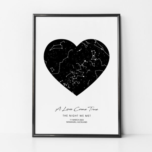 Heart Star Map