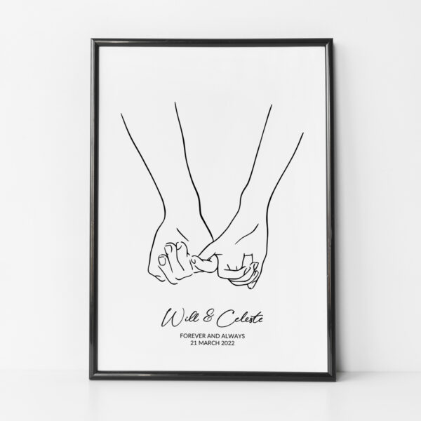 Holding Hands Print