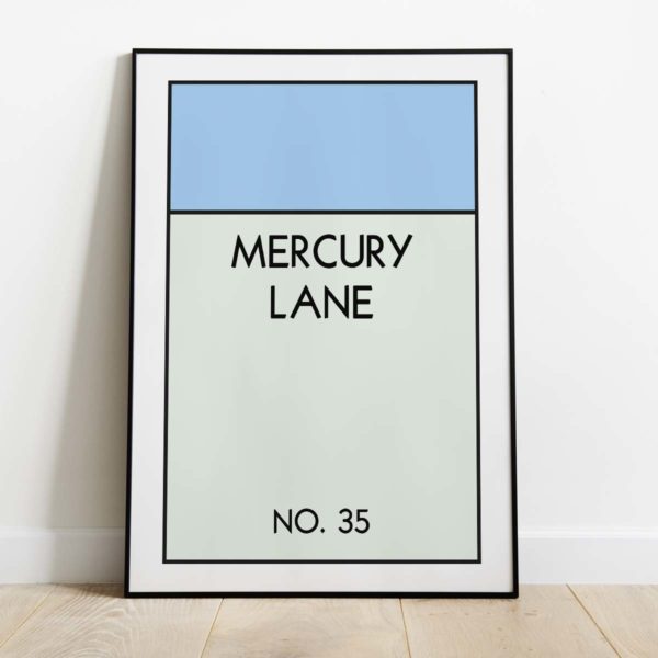 “Your Street Name” monopoly inspired Print - Image 5