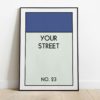 “Your Street Name” monopoly inspired Print - Image 6