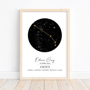 Zodiac Constellation Print