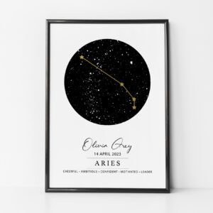 Zodiac Constellation Print