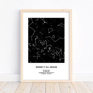 Star Map - block style