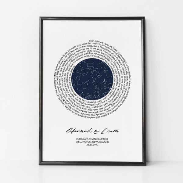 Song Lyrics Star Map - Image 2