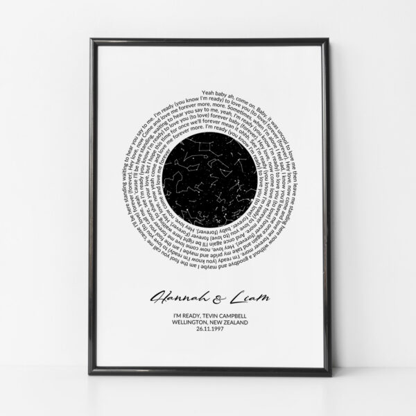 Song Lyrics Star Map