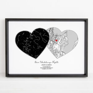 Mapped with Love print