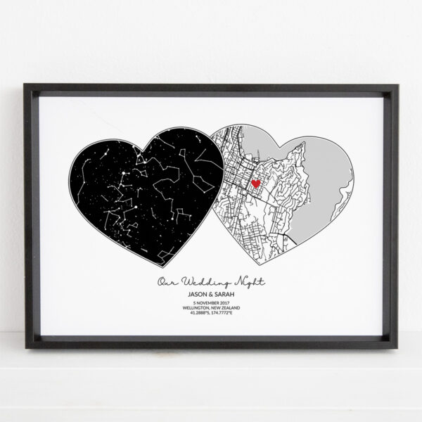 Mapped with Love print