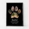 Pet Photo Collage Memorial Print - Image 3