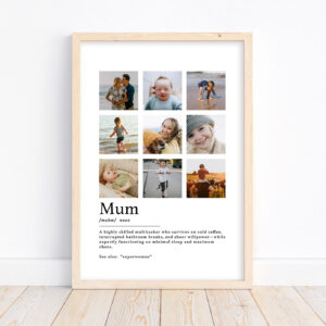 Mum Life Definition Print