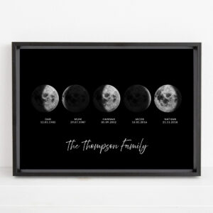 Moon Phase Family Print