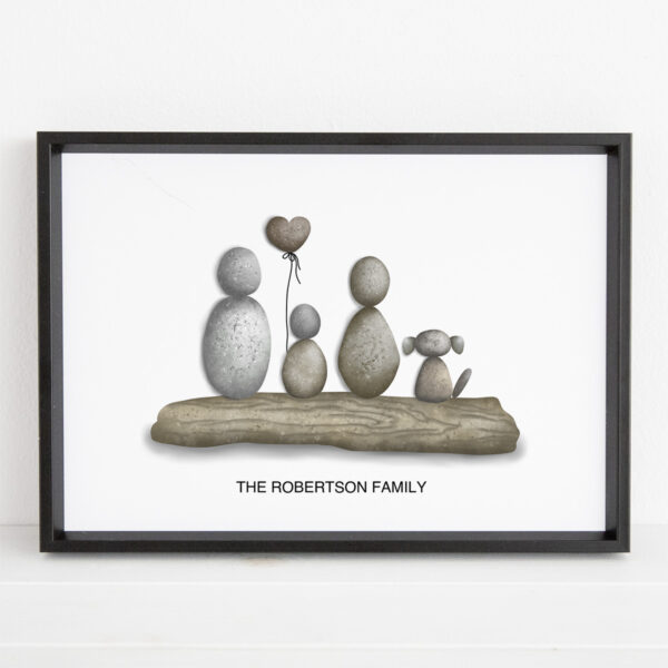 Pebbles Family Print