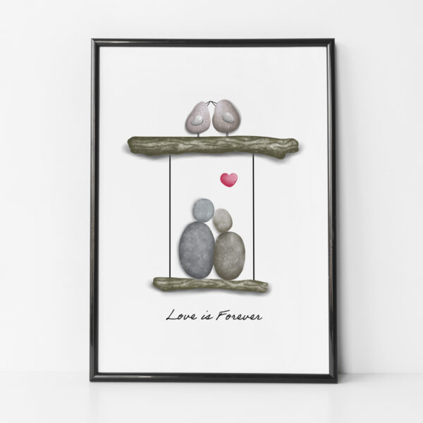 Pebble Love Print